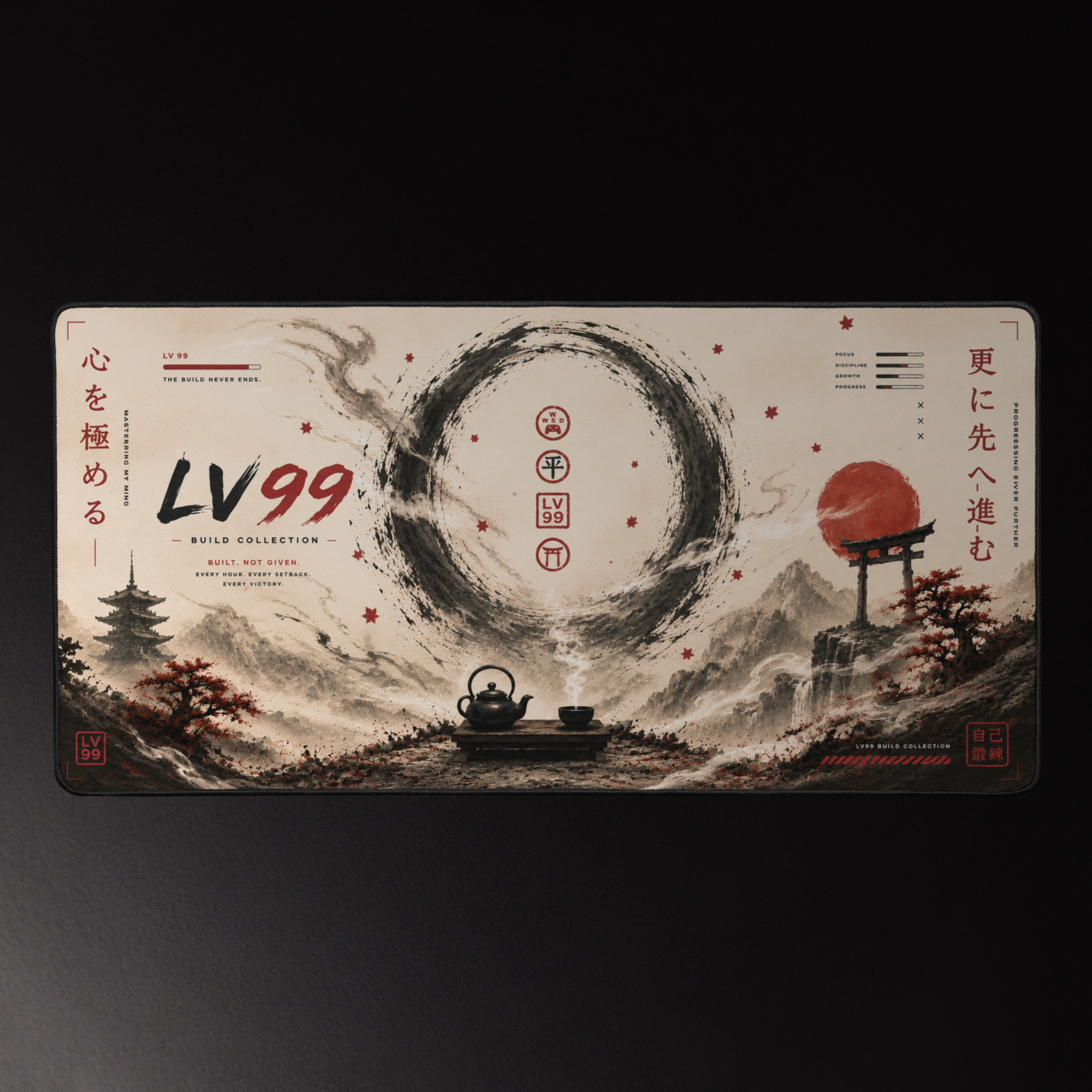 LV99 Build Collection Extended Desk Mat